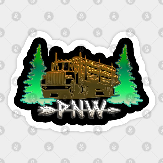 PNW Logger Sticker by Fisherbum